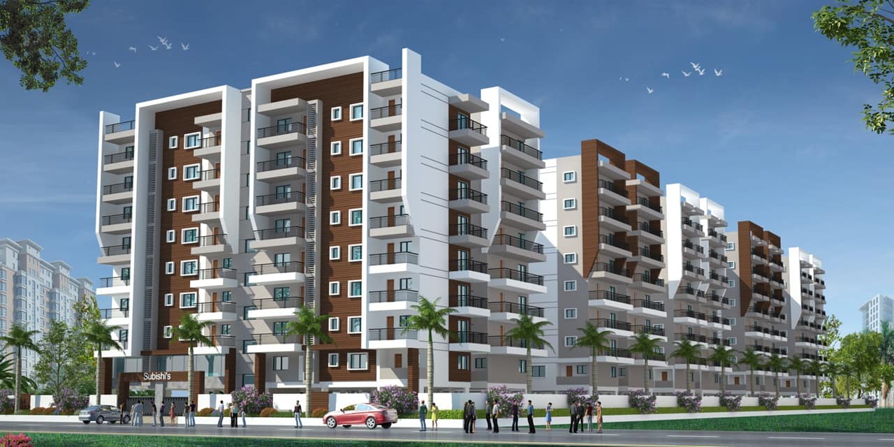Subishi spark Luxury apartment flats in Hyderabad for sale